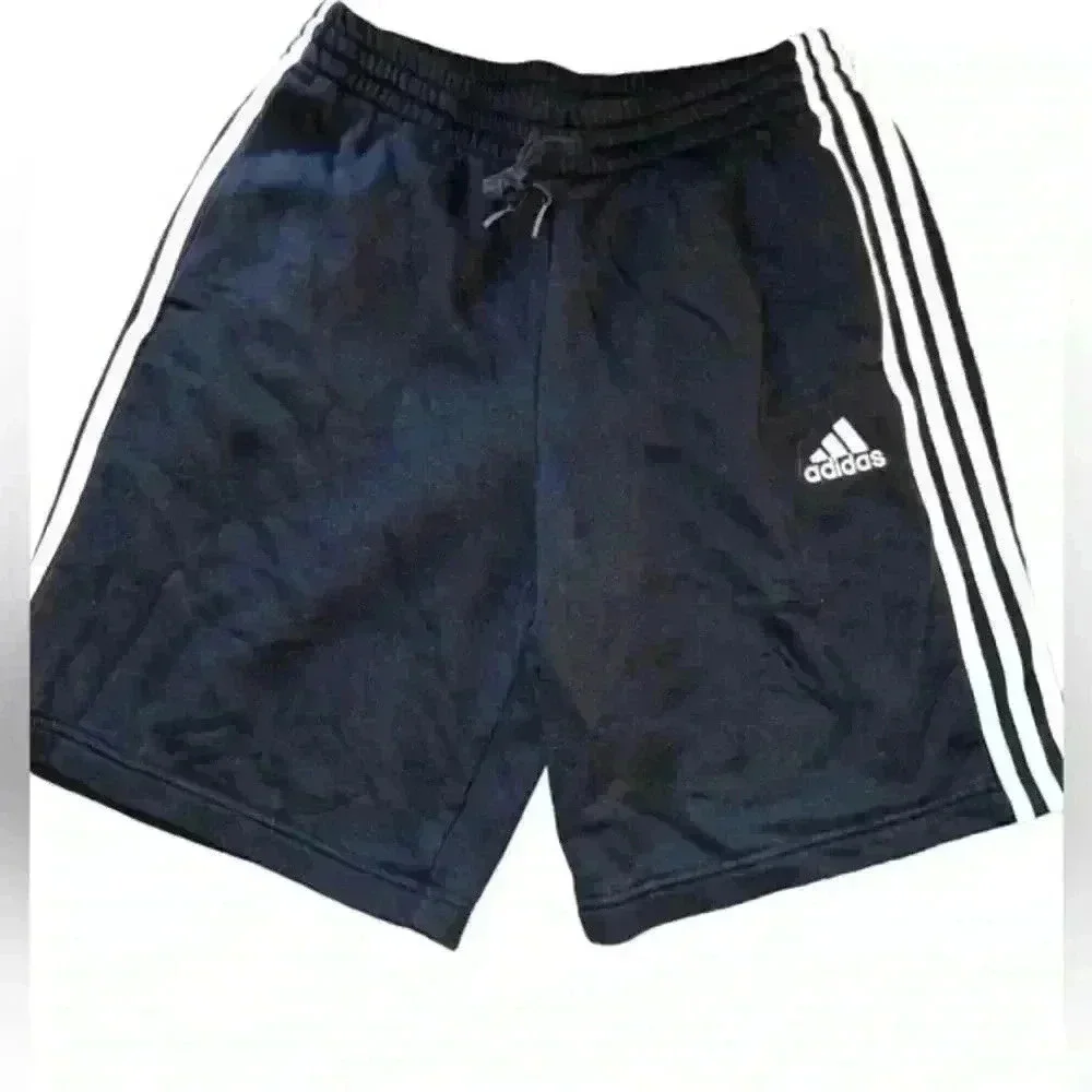 Men’s Black Adidas Sweat‎ Shorts, Large